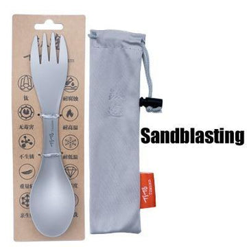 2 in 1 Spoon And Fork Camping Utensil