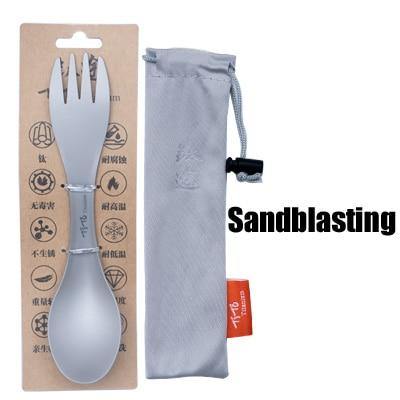 2 in 1 Spoon And Fork Camping Utensil