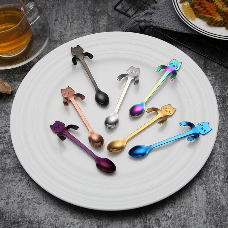 Cartoon Cat Teaspoon