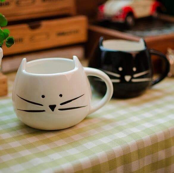 Charming Ceramic Cat Mug