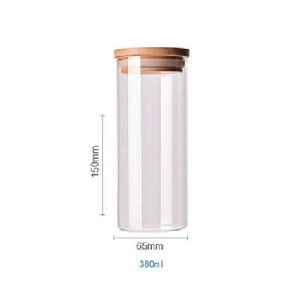 Glass Jars With Wooden Lid