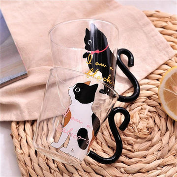 Kitty Cat Glass Mug