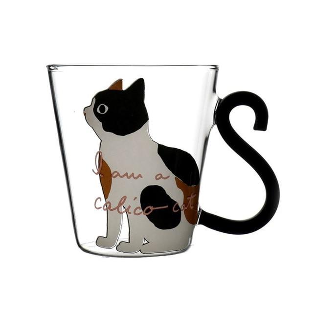 Kitty Cat Glass Mug