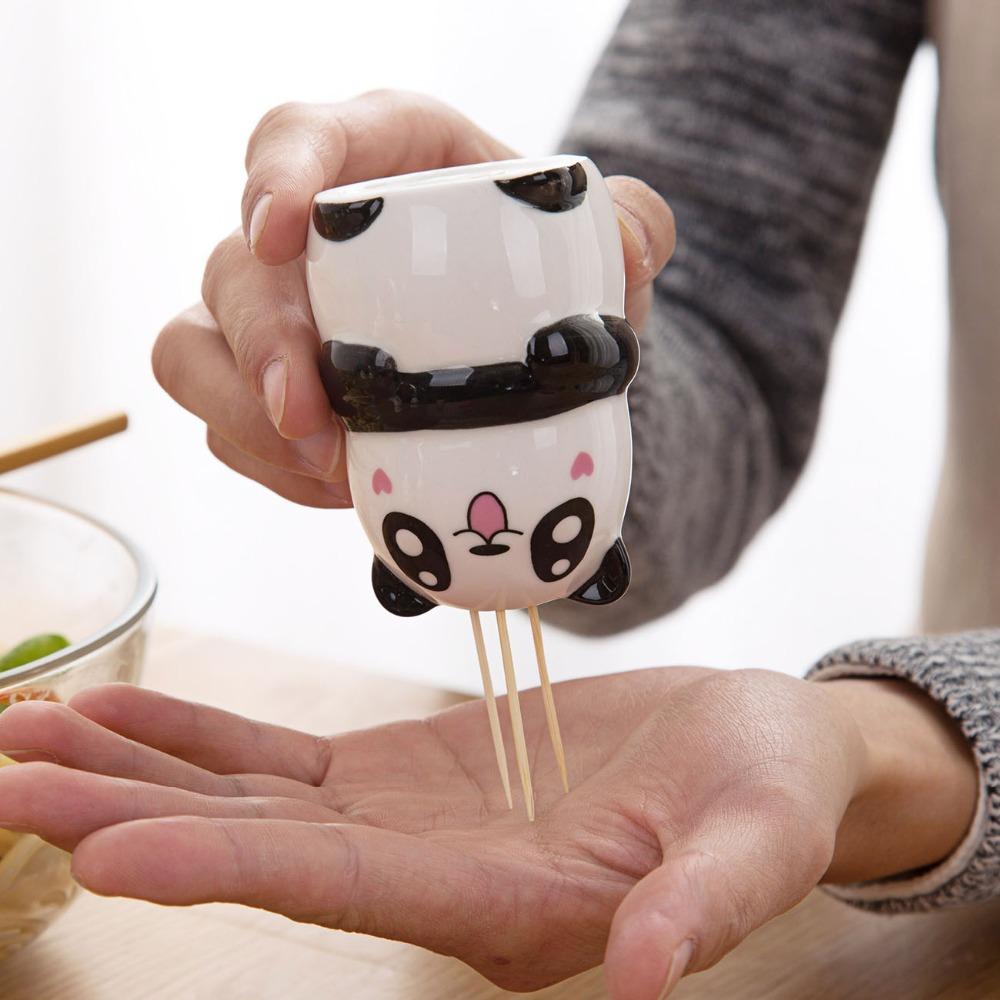 Panda Ceramic Salt And Pepper Shakers