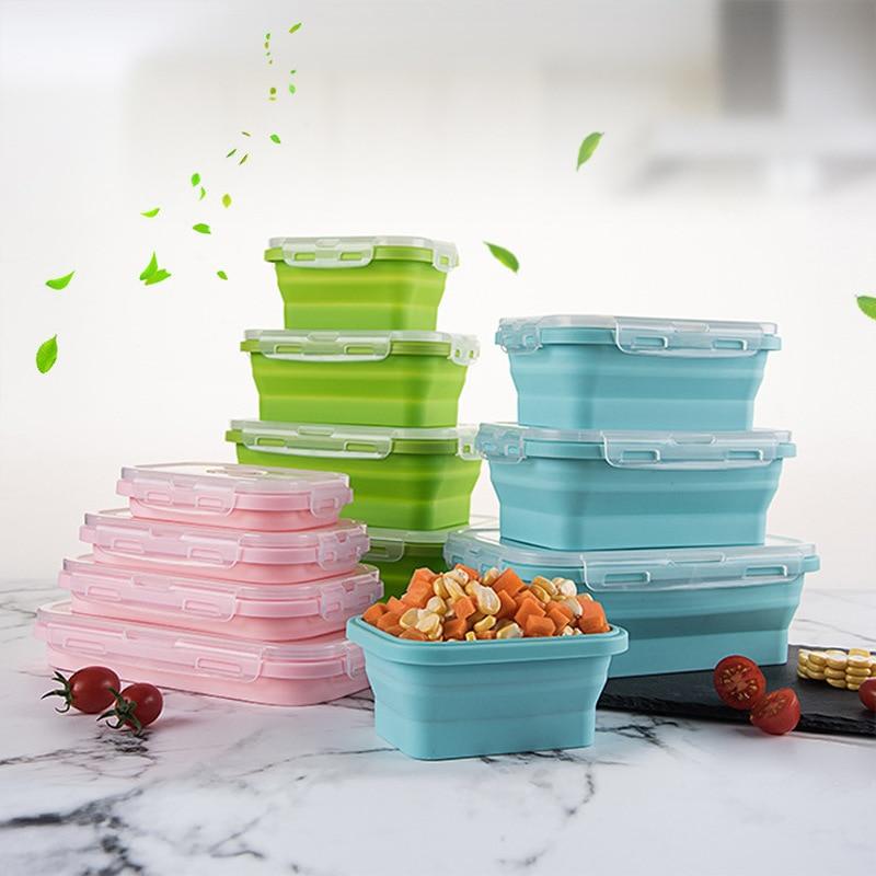 Silicon Food Storage Containers With Lids