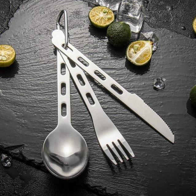 Stainless Steel Camping Cutlery Set